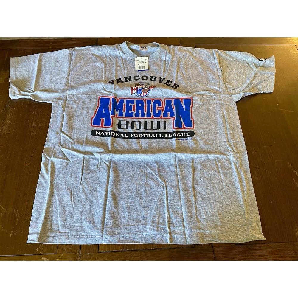 Vancouver American Bowl National Footbal League NFL 1998 Shirt XL Starter